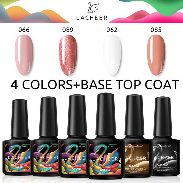 lacheer nail polish set diy nail design semi permanent hybrid varnish gel uv polish soak off color gel base coat kit, Red;pink
lacheer nail polish set diy nail design semi permanent hybrid varnish gel uv polish soak off color gel base coat kit, Red;pink