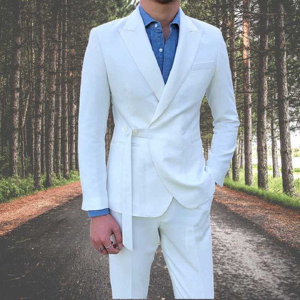 thorndike 2020 white (jacket + pants)handsome men wedding suits for men latest coat pant business suits slim men's, White;black
thorndike 2020 white (jacket + pants)handsome men wedding suits for men latest coat pant business suits slim men's, White;black