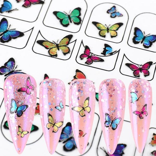 1pcs 3d colorful butterfly nail art stickers adhesive sliders gold nail transfer decals foil wraps manicure decorations tr1787, Black
1pcs 3d colorful butterfly nail art stickers adhesive sliders gold nail transfer decals foil wraps manicure decorations tr1787, Black