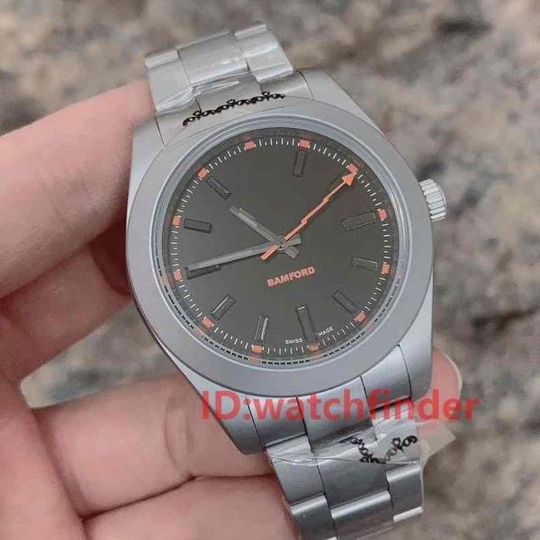 titanium color automatic mechanical men luxury watch 116400 stainless steel bamford mens water resistant designer watches wristwatches, Slivery;brown
titanium color automatic mechanical men luxury watch 116400 stainless steel bamford mens water resistant designer watches wristwatches, Slivery;brown