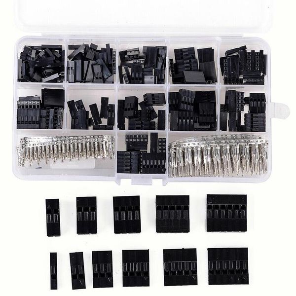 620pcs 2.54 pitch terminal connector plastic shell pin header combination male + female garden decorations
620pcs 2.54 pitch terminal connector plastic shell pin header combination male + female garden decorations