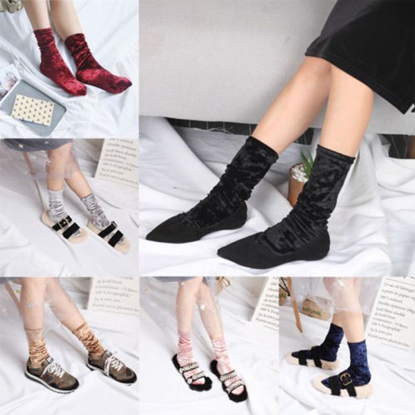 2019 fashion women girls velvet sock casual soft socks autumn winter warm vintage retro sock, Black;white
2019 fashion women girls velvet sock casual soft socks autumn winter warm vintage retro sock, Black;white