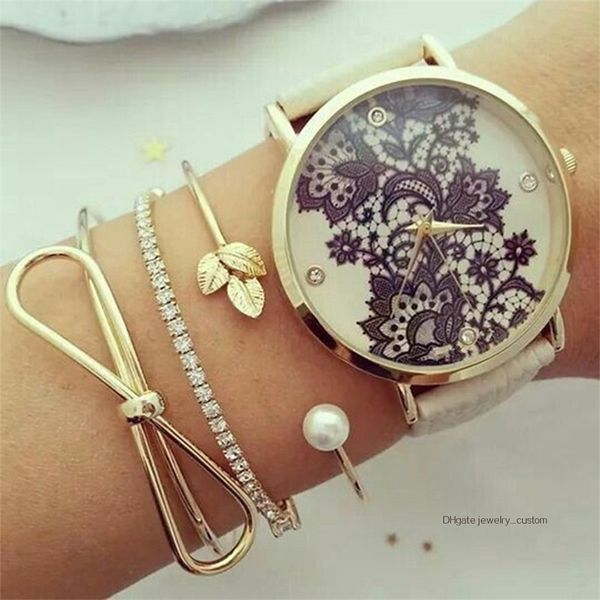 3 Pcs/ Set Bohemian Bowknot Leaf Pearl Crystal Opening Multilayer Bracelet Women Elegant Wedding Party Jewelry Accessories
3 Pcs/ Set Bohemian Bowknot Leaf Pearl Crystal Opening Multilayer Bracelet Women Elegant Wedding Party Jewelry Accessories