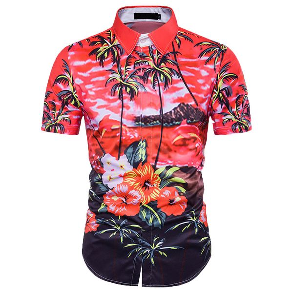 fashion mens 3d color print trend color short-sleeved shirt casual camisa masculina printed slim fit beach hawaiian shirts, White;black
fashion mens 3d color print trend color short-sleeved shirt casual camisa masculina printed slim fit beach hawaiian shirts, White;black