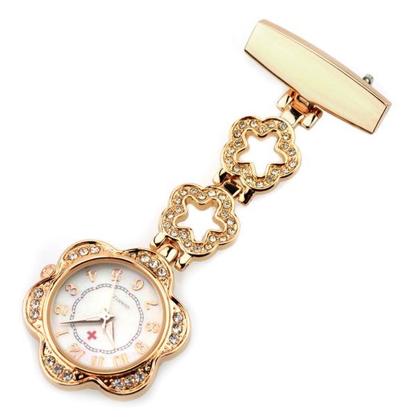 flower shaped brooch watches for nurses nursing crystal pocket fob watch stainless steel back rose gold silver color doctors hospital clock, Slivery;golden
flower shaped brooch watches for nurses nursing crystal pocket fob watch stainless steel back rose gold silver color doctors hospital clock, Slivery;golden