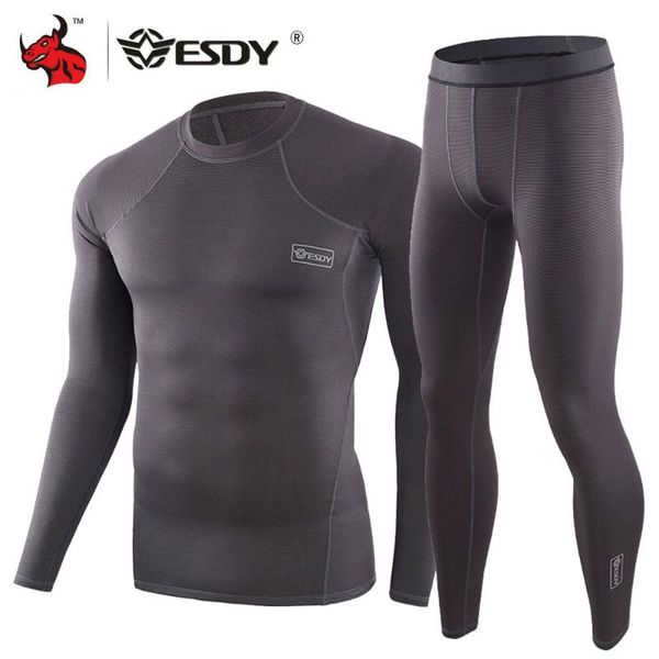 esdy men's fleece lined thermal underwear set motorcycle skiing base layer winter warm long johns shirts & bottom suit gray
esdy men's fleece lined thermal underwear set motorcycle skiing base layer winter warm long johns shirts & bottom suit gray