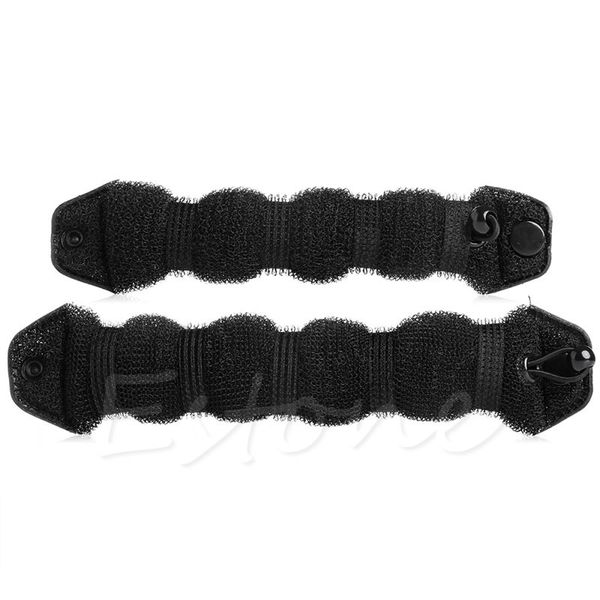 2pcs sponge hair styling bun maker tool donut former ring shaper magic styler 094e, Brown
2pcs sponge hair styling bun maker tool donut former ring shaper magic styler 094e, Brown