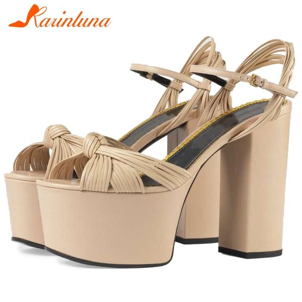 karin 2020 new design genuine leather buckle strap summer sandals woman shoes platform chunky high heels shoes women sandals, Black
karin 2020 new design genuine leather buckle strap summer sandals woman shoes platform chunky high heels shoes women sandals, Black