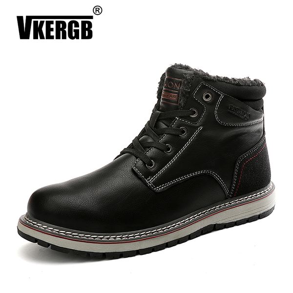 vkergb 2019 new winter warm men's ankle boots waterproof snow boots non-slip work plus velvet casual men's shoes black fla
vkergb 2019 new winter warm men's ankle boots waterproof snow boots non-slip work plus velvet casual men's shoes black fla