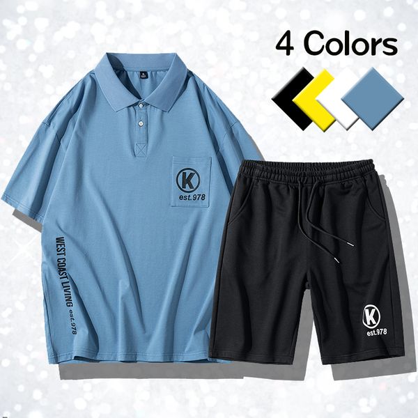 casual men's tracksuit outdoor streetwear 2020 summer men sets sporting suits short sleeve t shirt + shorts 2 piece set male, Gray
casual men's tracksuit outdoor streetwear 2020 summer men sets sporting suits short sleeve t shirt + shorts 2 piece set male, Gray