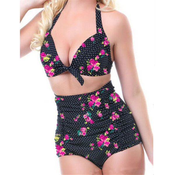 push up high waist swimsuit women bathing suit vintage bikini set retro beachwear plus size swimwear 3xl biquini banador mujer
push up high waist swimsuit women bathing suit vintage bikini set retro beachwear plus size swimwear 3xl biquini banador mujer