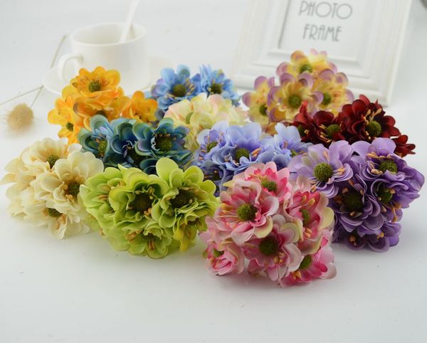 6pcs cherry blossom fake flower silk artificial flowers for home wedding car decoration handicraftdiy gift box head wreath
6pcs cherry blossom fake flower silk artificial flowers for home wedding car decoration handicraftdiy gift box head wreath