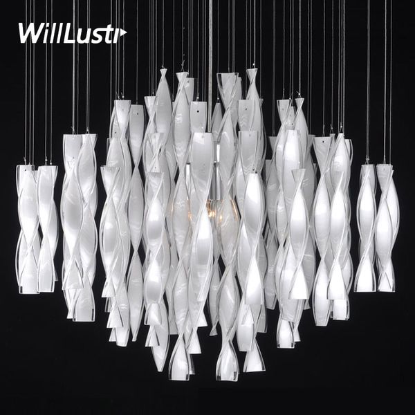 creative twisted glass strip pendant lamp l restaurant hall villa duplex living room luxury customizable suspension hanging light
creative twisted glass strip pendant lamp l restaurant hall villa duplex living room luxury customizable suspension hanging light