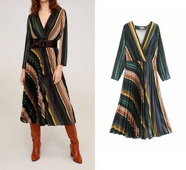 za fashion dress women 2020 geometric elements print sashes silk dress long sleeve v-neck mid calf dress female vintage vestido, Black;gray
za fashion dress women 2020 geometric elements print sashes silk dress long sleeve v-neck mid calf dress female vintage vestido, Black;gray