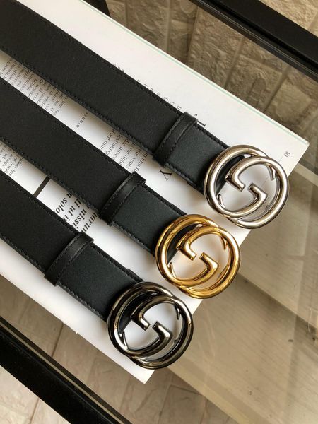 2020 пояс коробки мужчины роскошного ремня дизайнер верхний ремень новый большая пряжка способ людей оптовый свободный перевозк груз, Black;brown