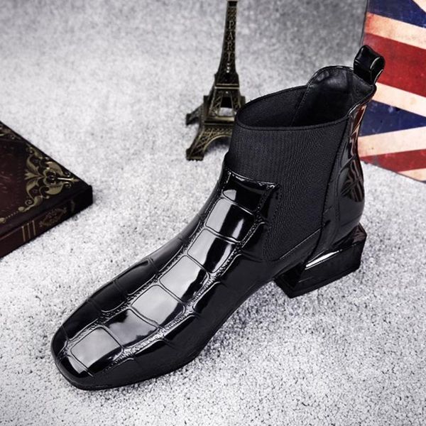 winter women boots waterproof pu leather autumn winter shoes women square toe square heels ankle boots female botas mujer, Black
winter women boots waterproof pu leather autumn winter shoes women square toe square heels ankle boots female botas mujer, Black