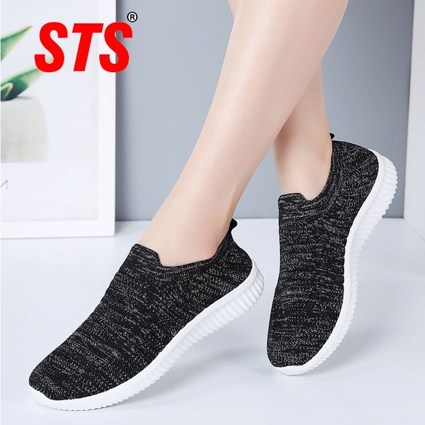 sts women's casual flats shoes solid color fashionable comfortable mesh ladies outdoor shoe light breathable outdoor footwear, Black
sts women's casual flats shoes solid color fashionable comfortable mesh ladies outdoor shoe light breathable outdoor footwear, Black