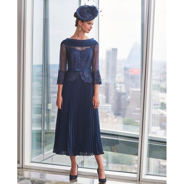 elegant mother of the bridal dresses scoop 3/4 long sleeve appliques satin prom dress tea length mothers dresses, Black;red
elegant mother of the bridal dresses scoop 3/4 long sleeve appliques satin prom dress tea length mothers dresses, Black;red