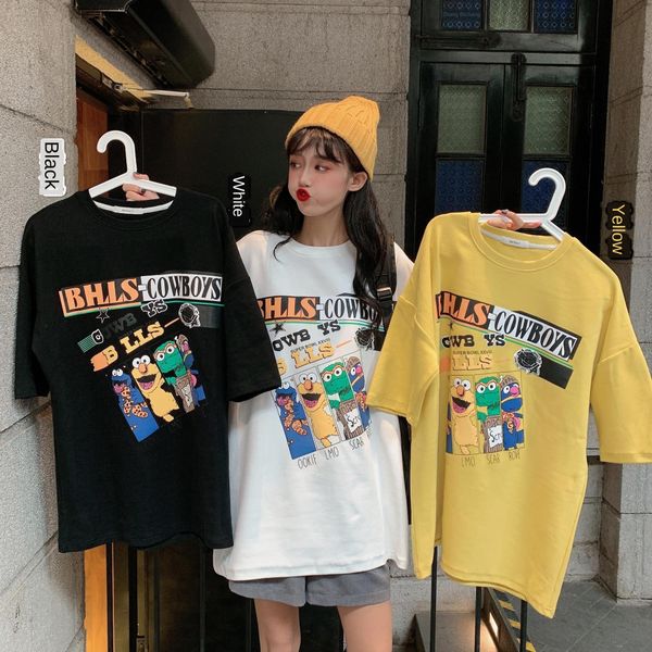 2020 coat t-shirt loose t-shirt women's short sleeve large edition women's large size medium and long top, White
2020 coat t-shirt loose t-shirt women's short sleeve large edition women's large size medium and long top, White