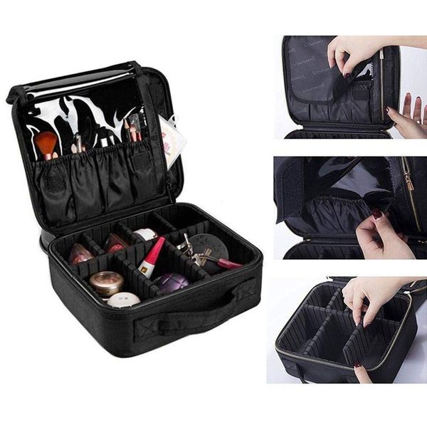 portable mini travel make up cosmetic bag case large capacity double layer makeup organizer case, nylon
portable mini travel make up cosmetic bag case large capacity double layer makeup organizer case, nylon