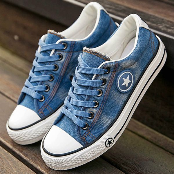 denim sneakers women vulcanize shoes canvas casual shoes lace up ladies sneakers fashion basket femme stars tenis feminino 2020 mx200425, Black
denim sneakers women vulcanize shoes canvas casual shoes lace up ladies sneakers fashion basket femme stars tenis feminino 2020 mx200425, Black