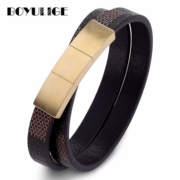 genuine woven two-layer leather bracelet men stainless steel charm bracelets for male adjustable magnetic clasp fashion jewelry, Golden;silver
genuine woven two-layer leather bracelet men stainless steel charm bracelets for male adjustable magnetic clasp fashion jewelry, Golden;silver