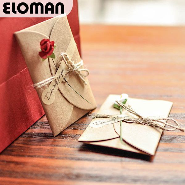 eloman 5pcs/lot kraft paper envelope for wedding invitations flower envelope
eloman 5pcs/lot kraft paper envelope for wedding invitations flower envelope