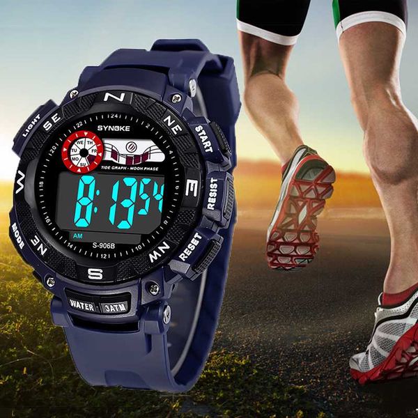 synoke digital led men's watch electronic sports watches waterproof mens male clock wristwatch relogio masculino, Slivery;brown
synoke digital led men's watch electronic sports watches waterproof mens male clock wristwatch relogio masculino, Slivery;brown