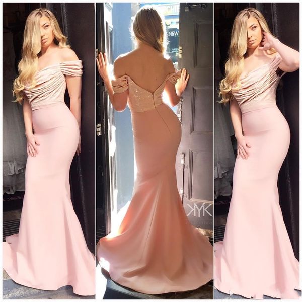 2020 bling mermaid bridesmaid dresses sequins lace off shoulder pink burgundy sequined plus size wedding guest maid of honor gowns, White;pink
2020 bling mermaid bridesmaid dresses sequins lace off shoulder pink burgundy sequined plus size wedding guest maid of honor gowns, White;pink