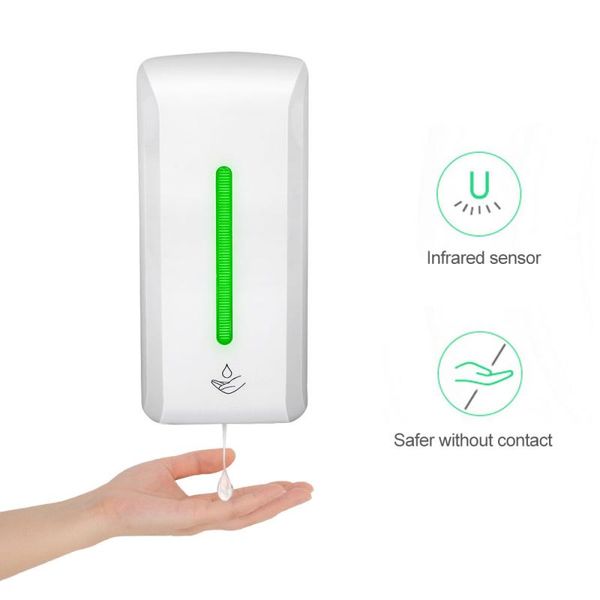 850ml touchless soap dispenser automatic hand disinfection machine bathroom kitchen wall-mounted liquid soap dispenser dropship
850ml touchless soap dispenser automatic hand disinfection machine bathroom kitchen wall-mounted liquid soap dispenser dropship