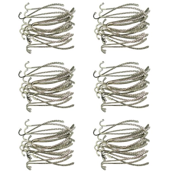 120 pieces wholesale vintage tibetan silver beading pattern bookmarks loop diy jewelry making, Black
120 pieces wholesale vintage tibetan silver beading pattern bookmarks loop diy jewelry making, Black