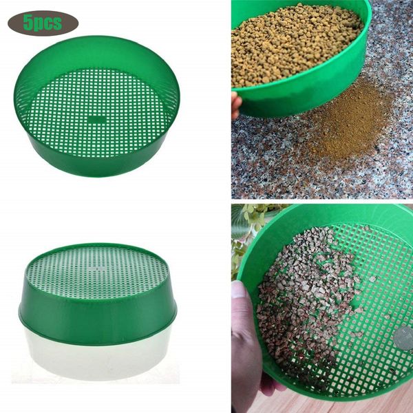 5x plastic garden sieve riddle for compost soil stone net gardening tool
5x plastic garden sieve riddle for compost soil stone net gardening tool