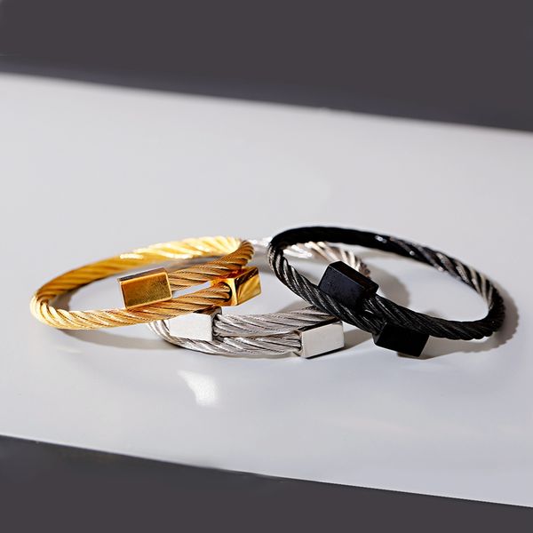 2020 fashion men jewelry square bracelet stainless steel bracelet men gold color jewelry for pulseira bileklik, Black
2020 fashion men jewelry square bracelet stainless steel bracelet men gold color jewelry for pulseira bileklik, Black