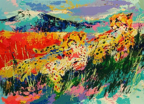 leroy neiman - kilimanjaro cheetah home decor handpainted &hd print oil painting on canvas wall art canvas pictures 191102
leroy neiman - kilimanjaro cheetah home decor handpainted &hd print oil painting on canvas wall art canvas pictures 191102