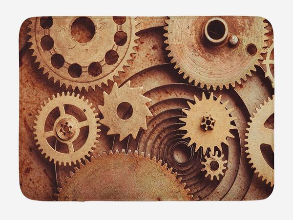 industrial doormat inside the clocks theme gears mechanical device image in steampunk style print home decor door floor mat rugs
industrial doormat inside the clocks theme gears mechanical device image in steampunk style print home decor door floor mat rugs