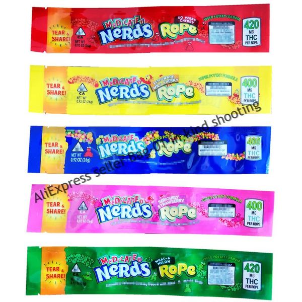 100/200/500/1000x new nerds rope empty edge-sealing gummy packaging edibles bags only
100/200/500/1000x new nerds rope empty edge-sealing gummy packaging edibles bags only
