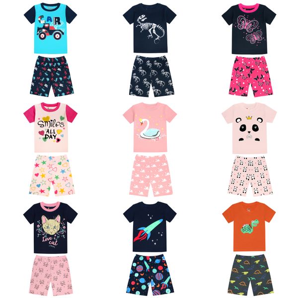children's pajamas summer short-sleeved tshirt + shorts sports set kids pyjamas boys girls pajamas baby sleepers sleepwear 2-7t, Blue;red
children's pajamas summer short-sleeved tshirt + shorts sports set kids pyjamas boys girls pajamas baby sleepers sleepwear 2-7t, Blue;red