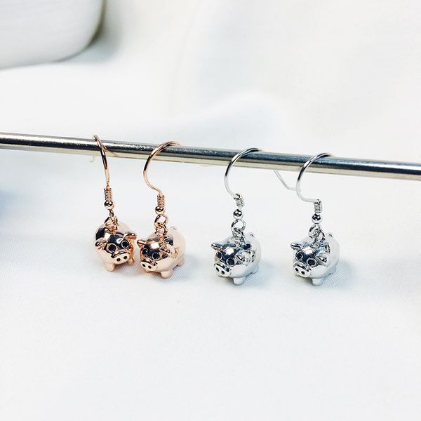 s925 sterling silver. golden pig earrings female cute fashion 3d zodiac pig earrings, Golden;silver
s925 sterling silver. golden pig earrings female cute fashion 3d zodiac pig earrings, Golden;silver