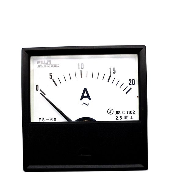 japan fuji fs-60 ac ammeter 20a pointer mechanical head