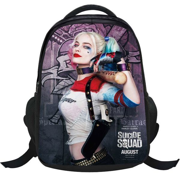 new style suicide squad school bag cool men and women backpack burden relieving spine-cartoon backpack manufacturers direct sell
new style suicide squad school bag cool men and women backpack burden relieving spine-cartoon backpack manufacturers direct sell