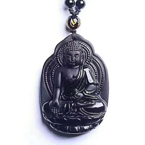 natural black obsidian sakyamuni pendant buddha jewelry with chain drop ship, Silver
natural black obsidian sakyamuni pendant buddha jewelry with chain drop ship, Silver