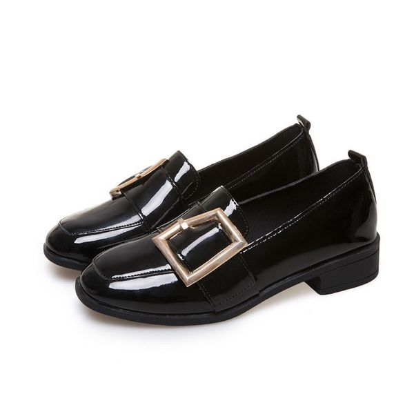 2018 autumn new women's shoes pumps woman pu leather fashion casual shoes low-square head elegant temperament non-slip, Black
2018 autumn new women's shoes pumps woman pu leather fashion casual shoes low-square head elegant temperament non-slip, Black