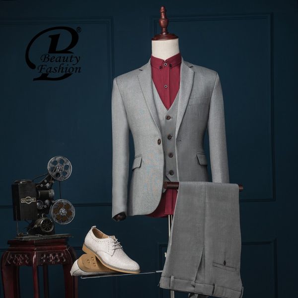 customize designe groom tuxedos notch lapel center vent men wedding tuxedos men jacket blazer fashion 3piece suit(jacket+pants+tie+vest)1260, Black;gray
customize designe groom tuxedos notch lapel center vent men wedding tuxedos men jacket blazer fashion 3piece suit(jacket+pants+tie+vest)1260, Black;gray