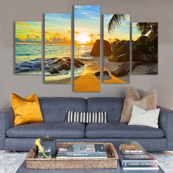 modern home wall art decor frame modular canvas oil pictures hd print painting 5 panel ocean sunset beach seascape poster no framed
modern home wall art decor frame modular canvas oil pictures hd print painting 5 panel ocean sunset beach seascape poster no framed