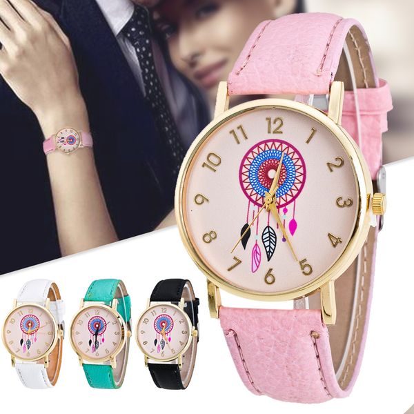 women quartz watch pu leather strap patterns round dial watch gifts @m23, Slivery;brown
women quartz watch pu leather strap patterns round dial watch gifts @m23, Slivery;brown