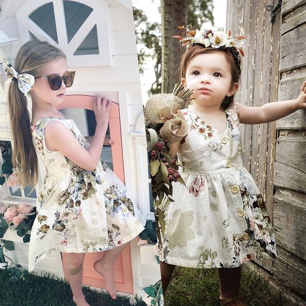 2019 new baby girls sleeveless flower printed dress infant kids summer v-neck buttoned floral princess dresses children design clothing, Red;yellow
2019 new baby girls sleeveless flower printed dress infant kids summer v-neck buttoned floral princess dresses children design clothing, Red;yellow