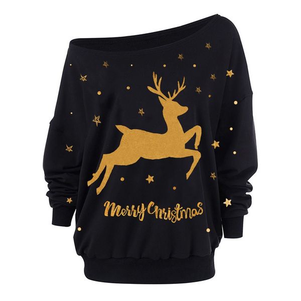 women's christmas sweatshirts fashion christmas elk print loose long sleeve off-shoulder big size loose sweatshirt black 30h
women's christmas sweatshirts fashion christmas elk print loose long sleeve off-shoulder big size loose sweatshirt black 30h
