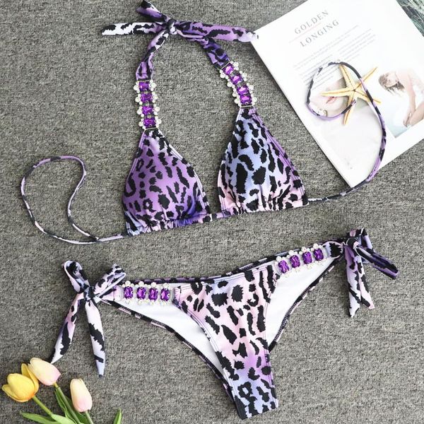 crystal diamond leopard bikini 2020 women halter bandeau swimsuit female brazilian swimwear thong bikini set bathing suit
crystal diamond leopard bikini 2020 women halter bandeau swimsuit female brazilian swimwear thong bikini set bathing suit