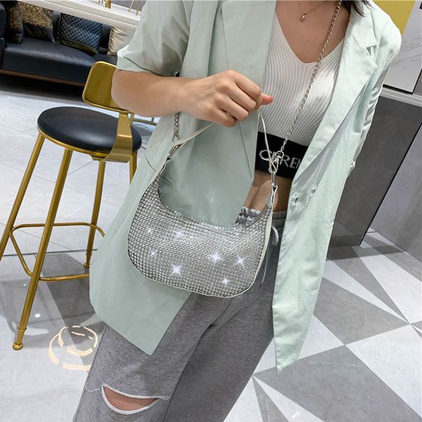 women bag 2020 women's wallet armpit bag female 2020 shoulder fashion rhinestone chain ladies portable diagonal zipple
women bag 2020 women's wallet armpit bag female 2020 shoulder fashion rhinestone chain ladies portable diagonal zipple