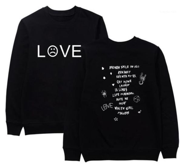 designer hoodies long sleeved letters printed lil peep sweatshirts women rap clothes nipsey hussle women, Black
designer hoodies long sleeved letters printed lil peep sweatshirts women rap clothes nipsey hussle women, Black